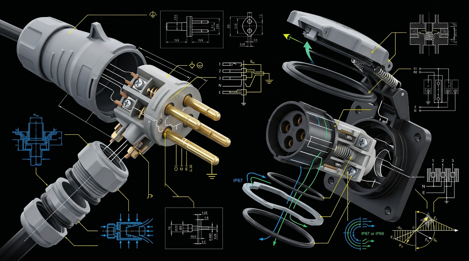 Industrial Socket