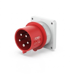 PLUG POWER INDUSTRIAL  PANEL MOUNT 3P/4P/5P 63A CE Certified
