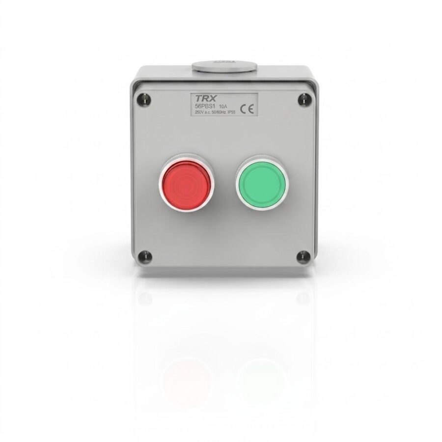 WP56 Emergency Stop Control Station Mushroom Head 10A IP66